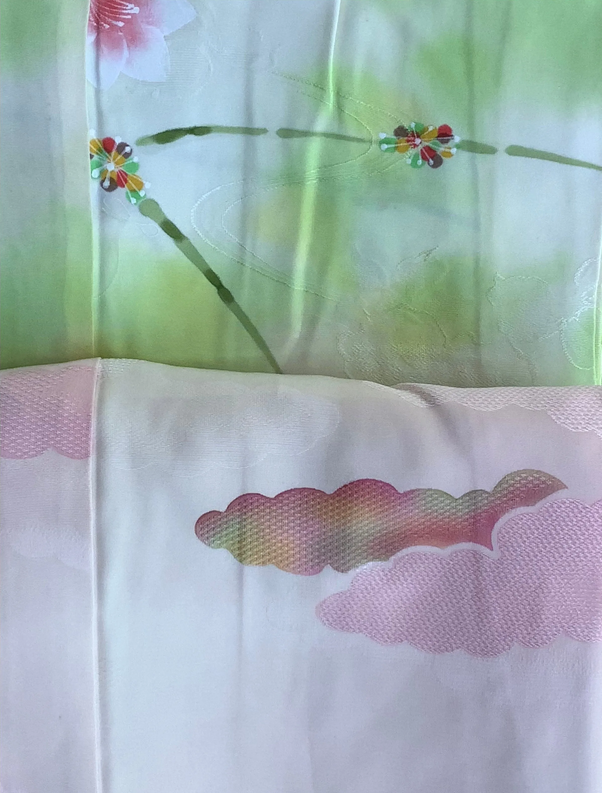 110-HAORI-5: Special Lot of 5 Vintage Silk,Silk Blend, Mock Silk Japanese Haori Coats