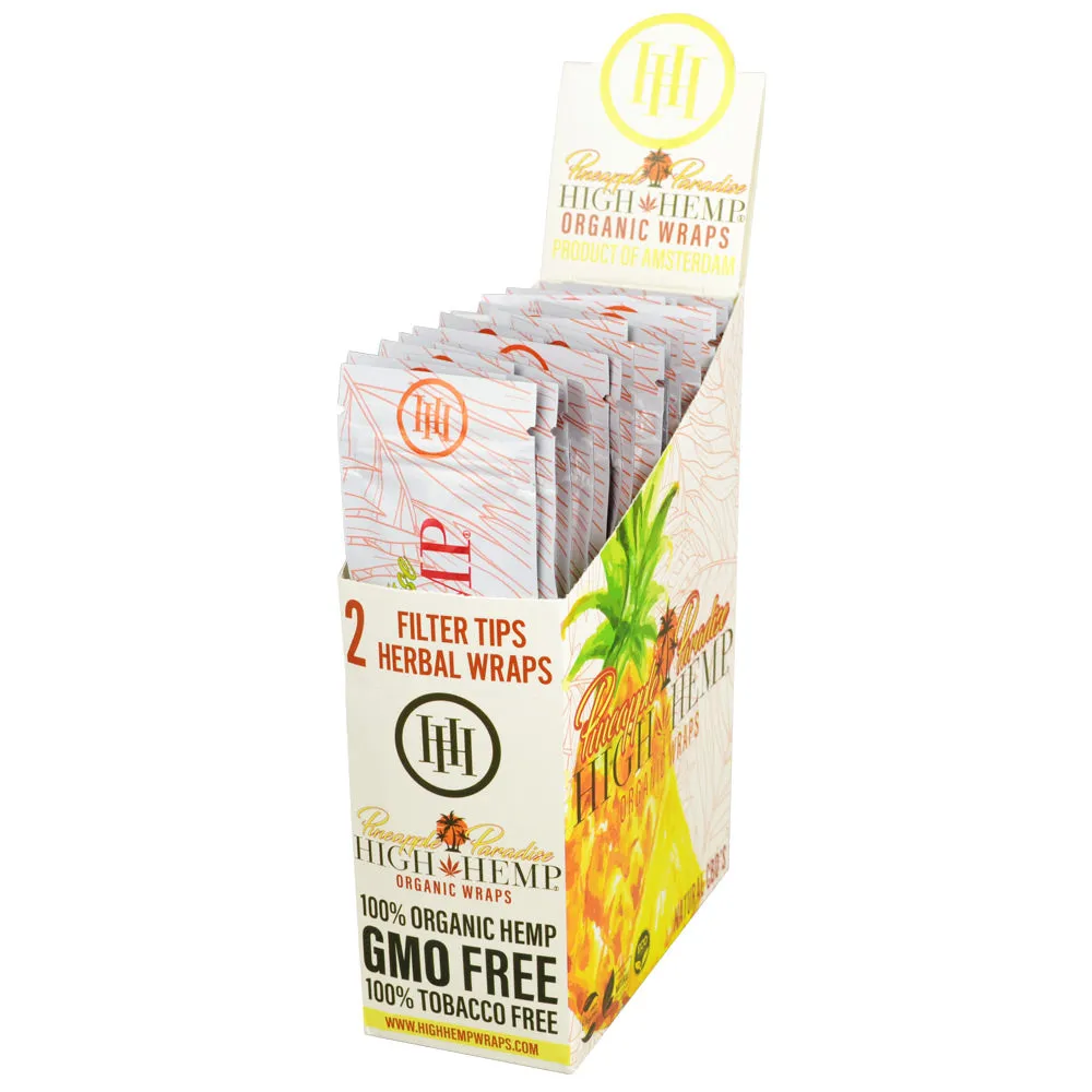 25PC DISP - High Hemp Organic CBD Wraps