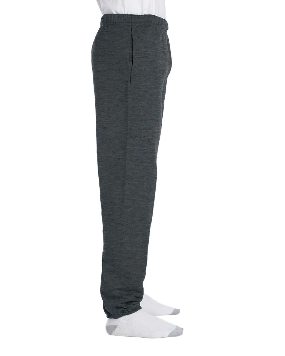 4850P-Jerzees-BLACK HEATHER