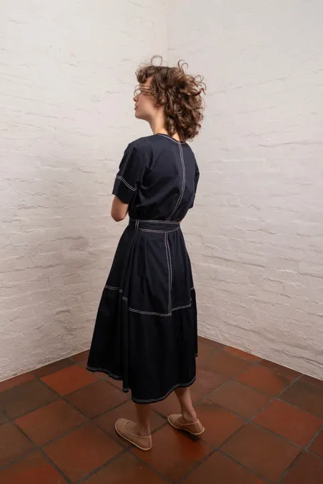 Amaya Dress | Navy