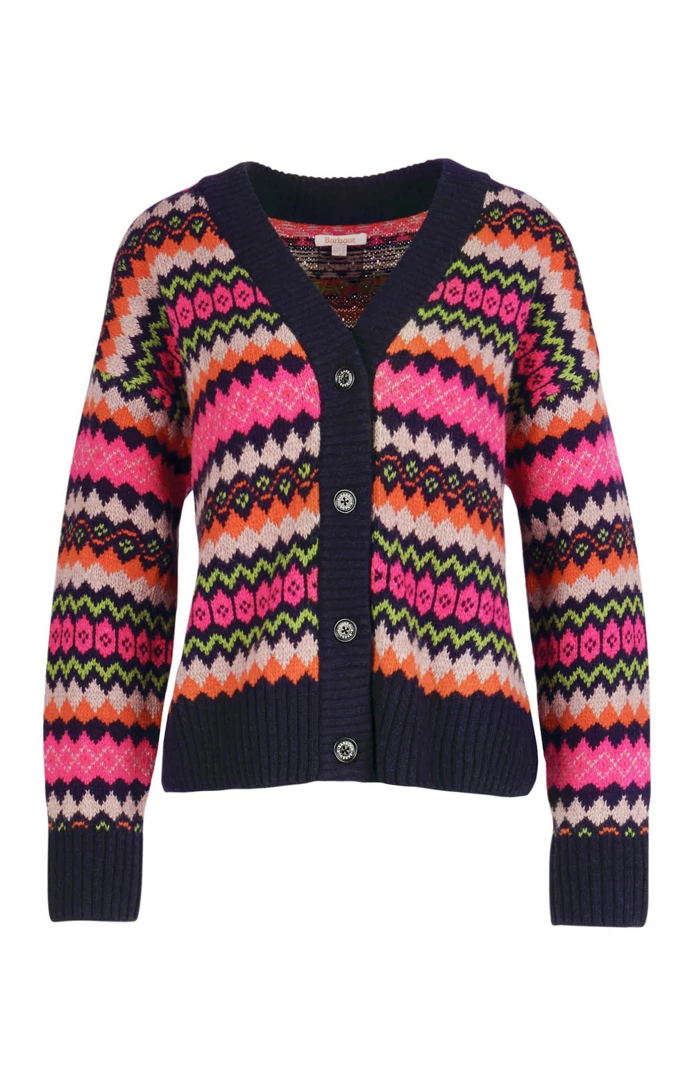 Barbour Redclaw Fairisle Cardigan LKN1438