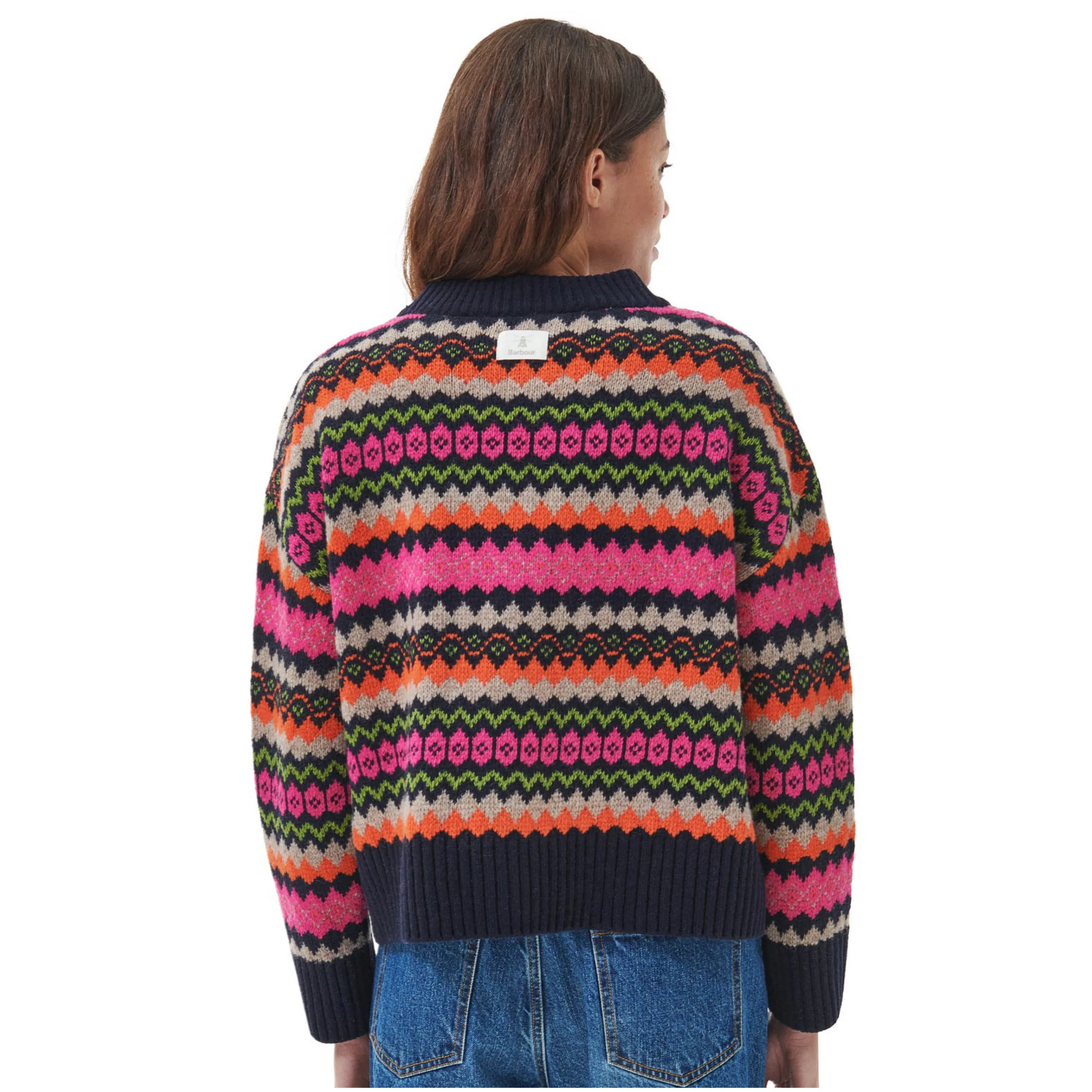 Barbour Redclaw Fairisle Cardigan LKN1438