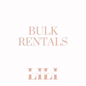 Bulk Rentals