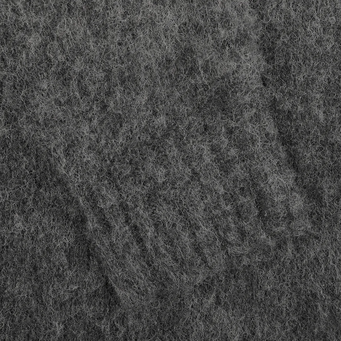 Dark Grey Brushed Shetland Wool Cardigan