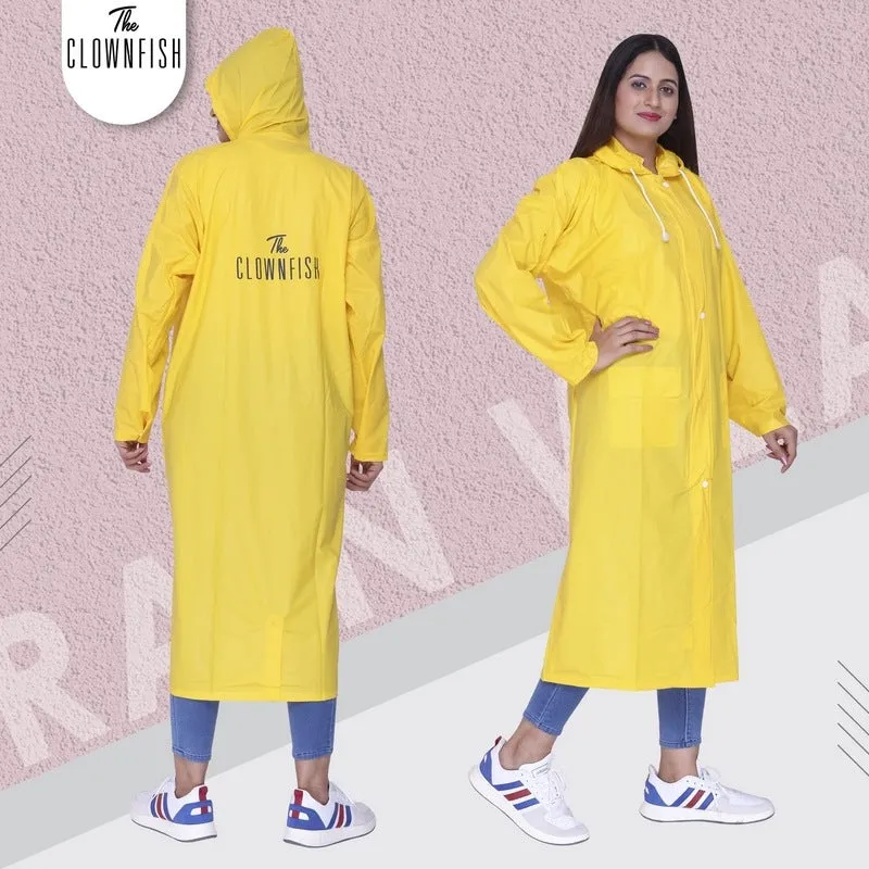 Dynamic Black Women's Waterproof Reversible Raincoat - With Storage Bag | 2XL