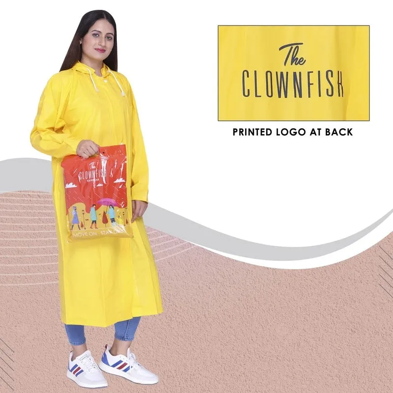 Dynamic Black Women's Waterproof Reversible Raincoat - With Storage Bag | 2XL
