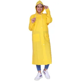 Dynamic Black Women's Waterproof Reversible Raincoat - With Storage Bag | 2XL