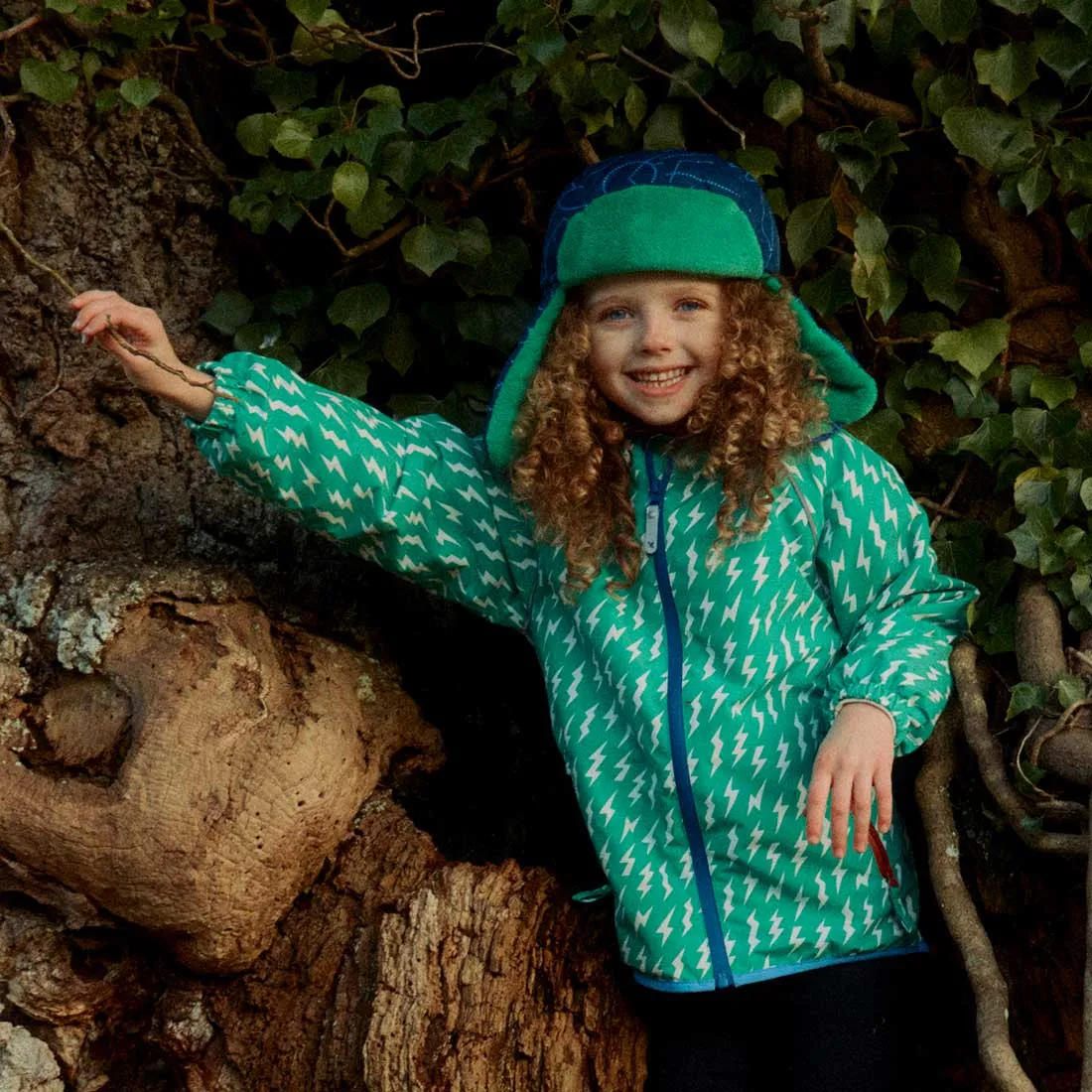 EcoSplash Waterproof Fleece Lined Jacket Green