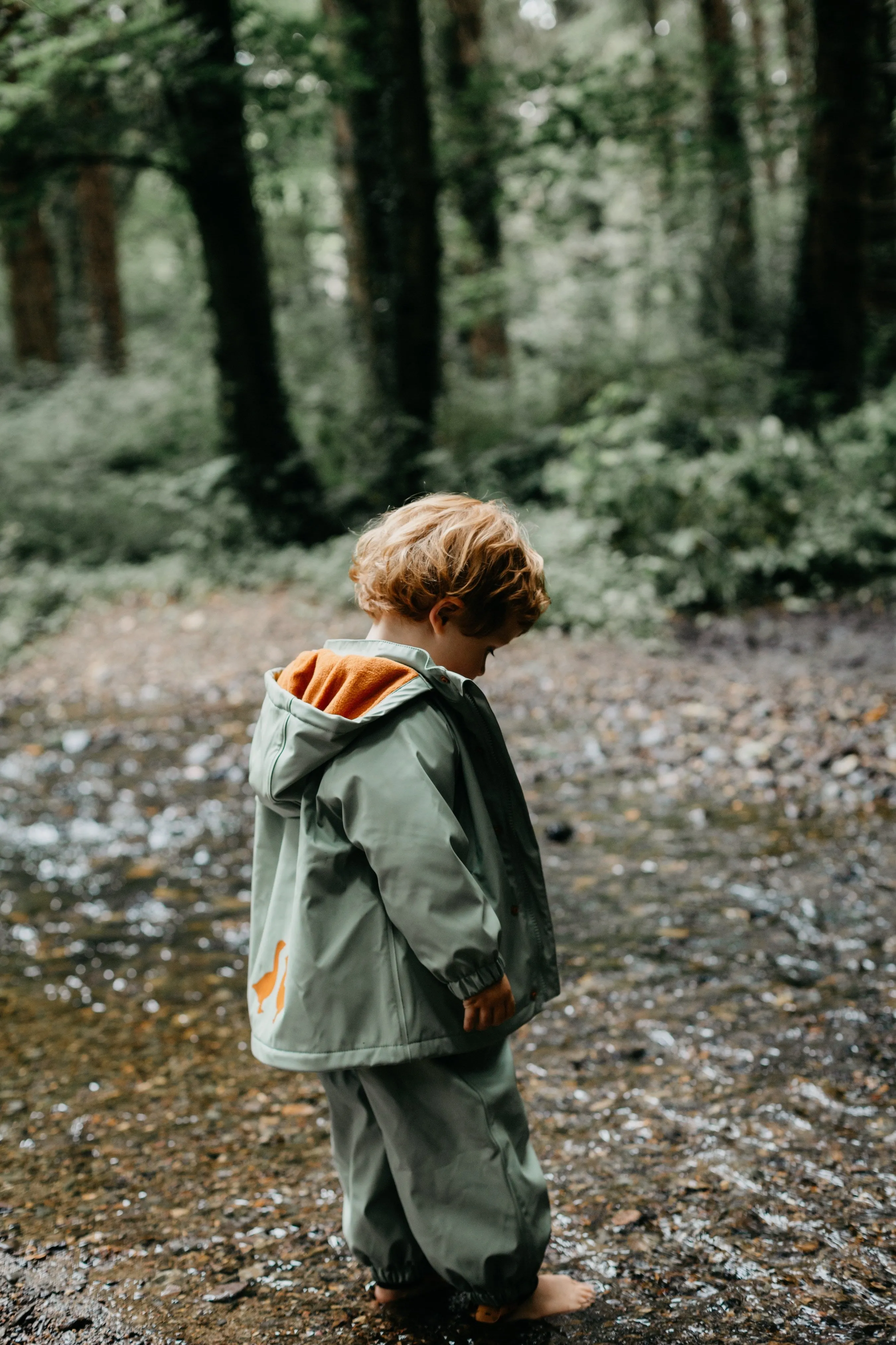 Fog Green Raincoat