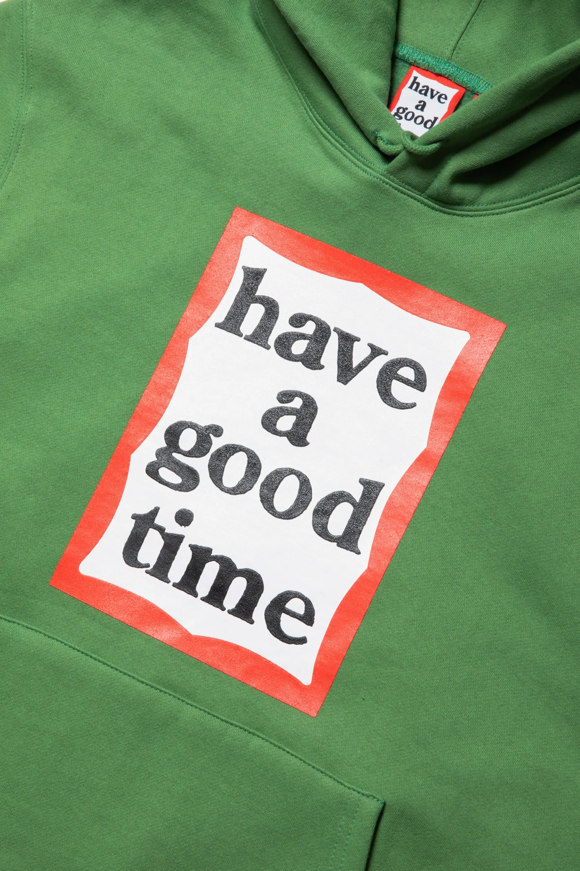 FRAME PULLOVER HOODIE FL MOSS GREEN