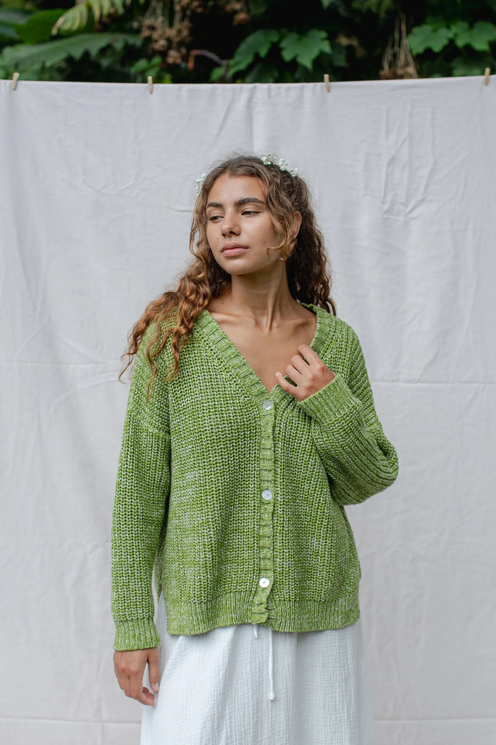 Helga Cardigan Kiwi