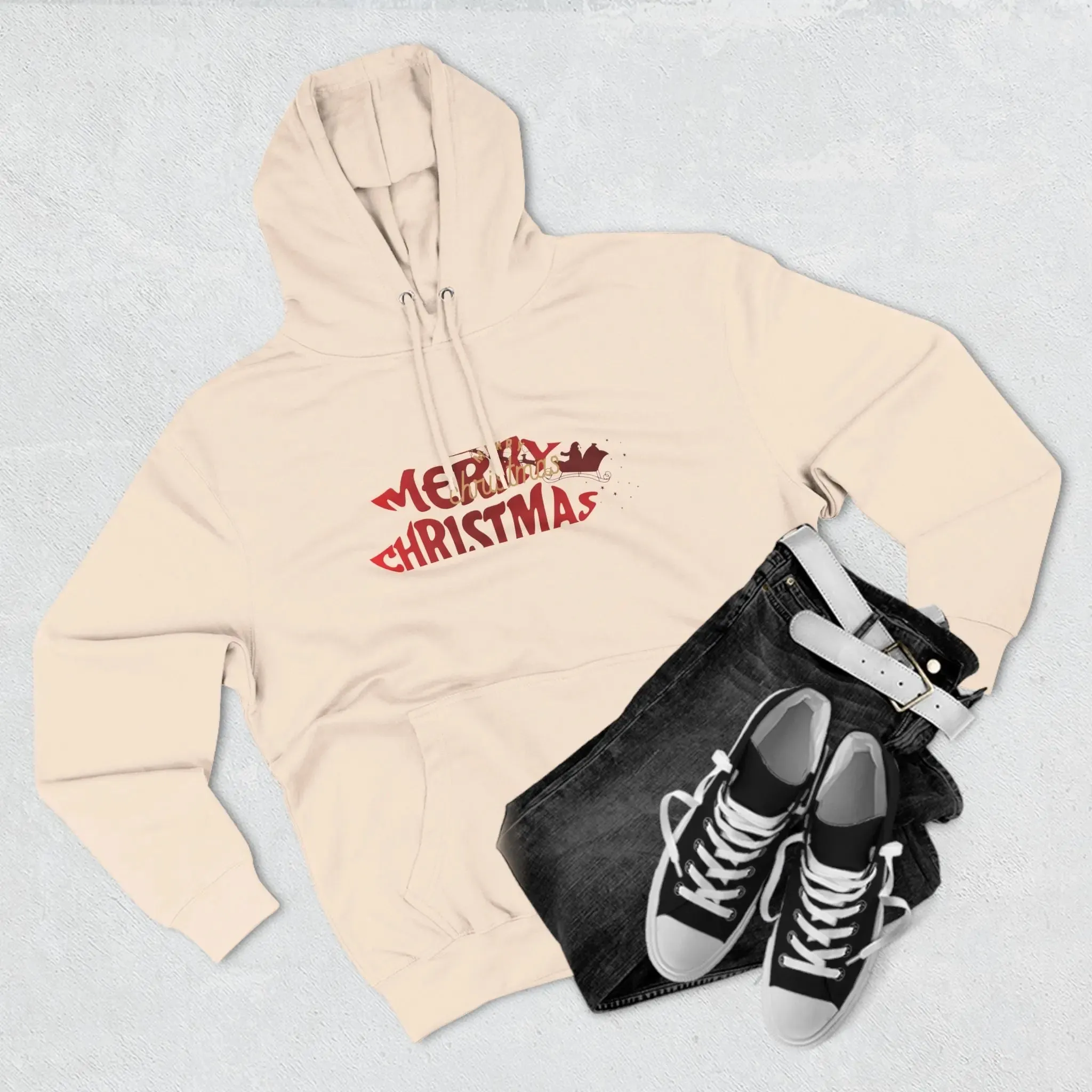 Hoodie Three-Panel Fleece