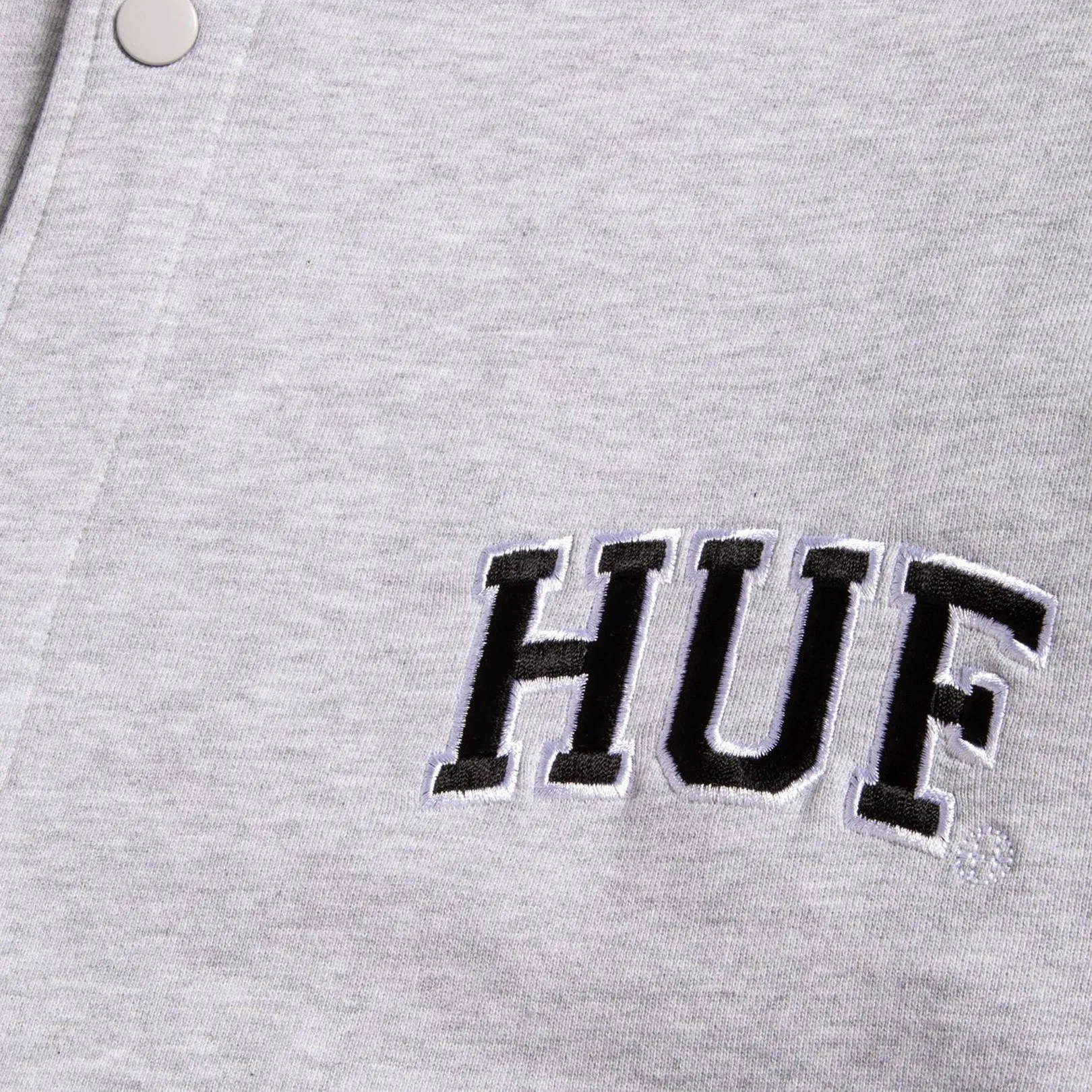 Huf Athletic Cardigan Heather Grey Sale