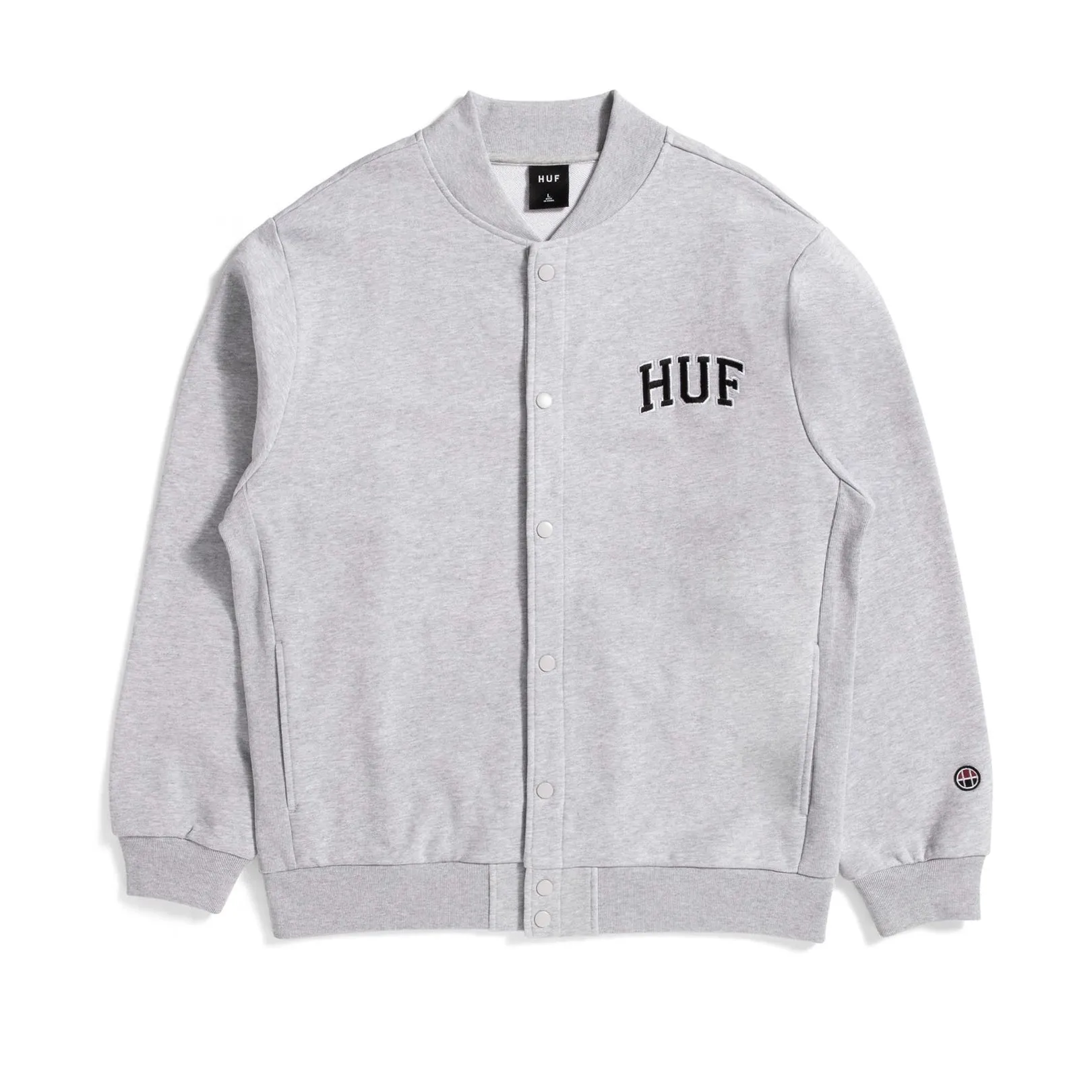 Huf Athletic Cardigan Heather Grey Sale