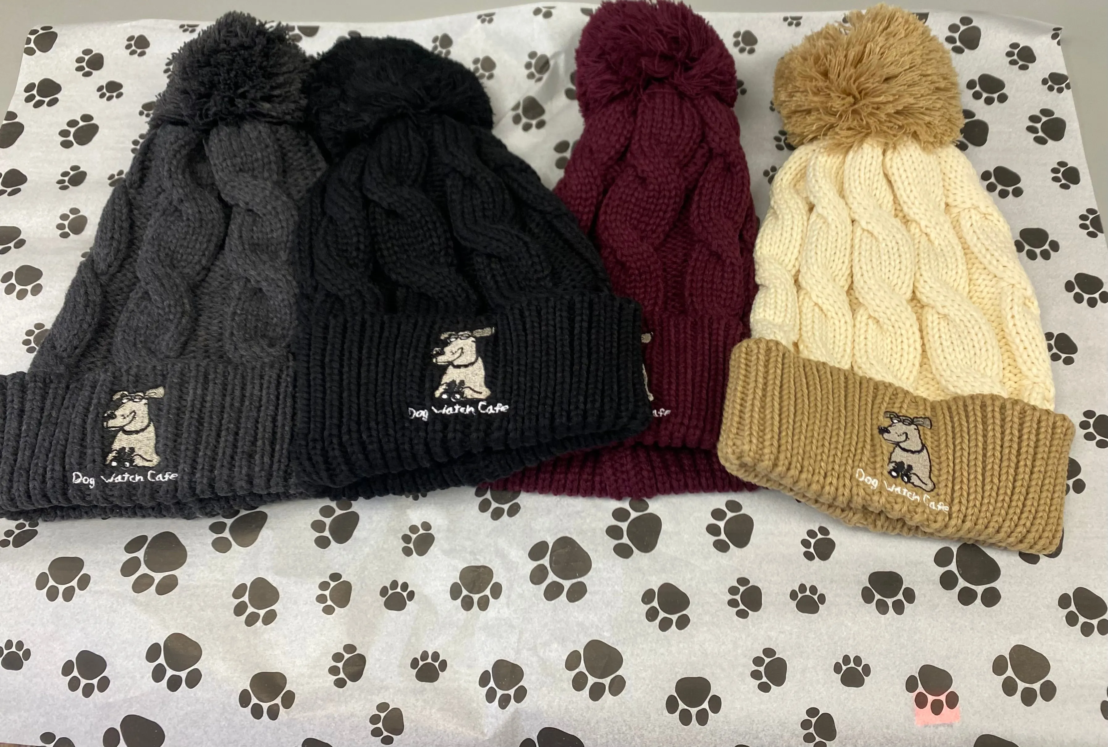 Knit Pom Pom Hat
