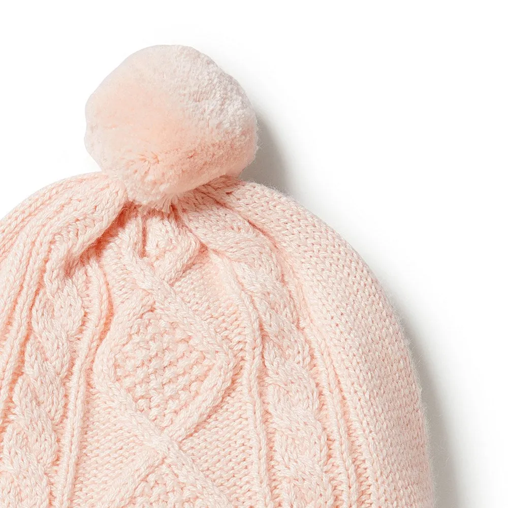 Knitted Mini Cable Hat