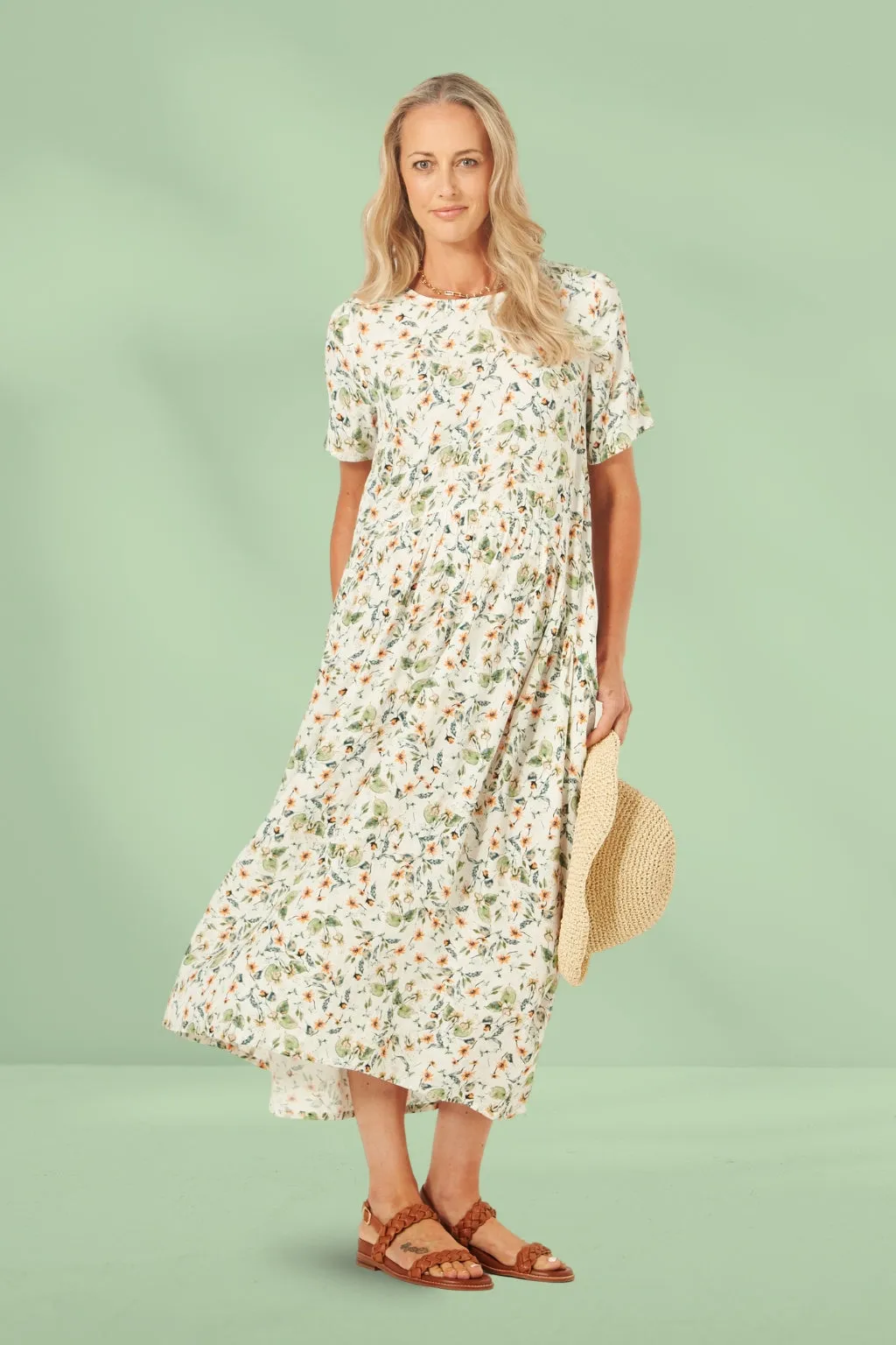 Lemon Tree Monroe Dress Botanical Print