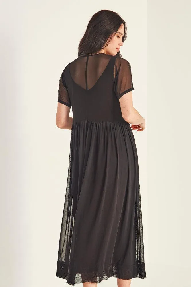Lemon Tree Sarah Dress and Slip Black