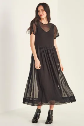 Lemon Tree Sarah Dress and Slip Black