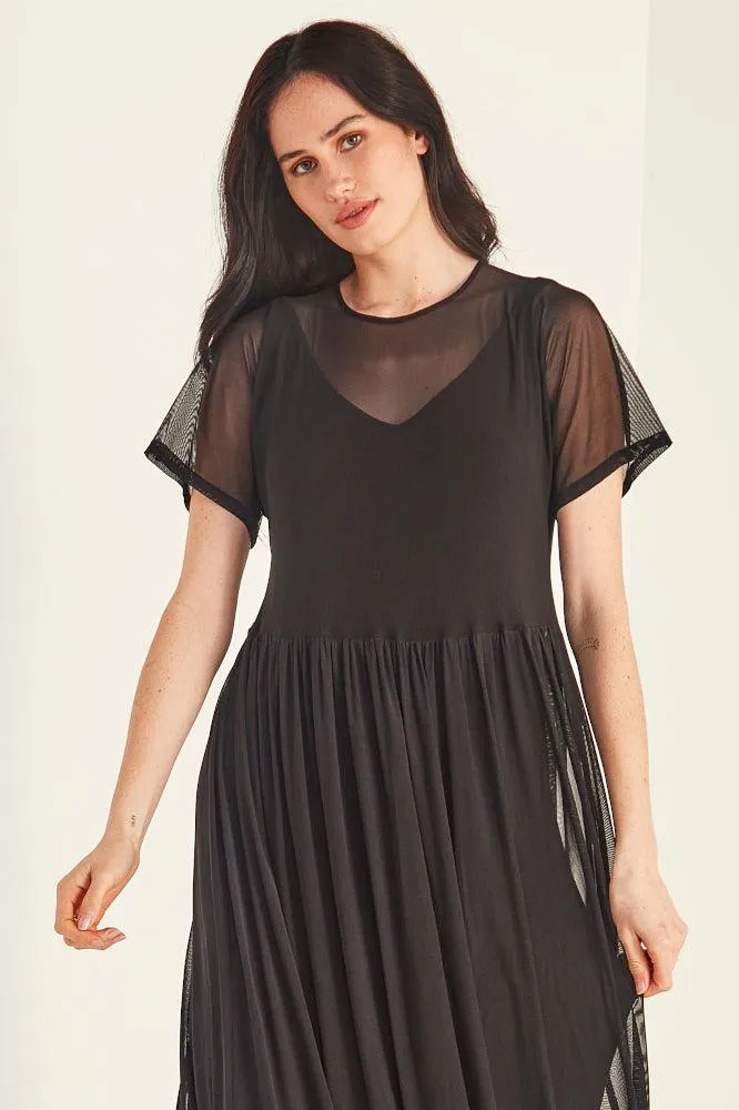 Lemon Tree Sarah Dress and Slip Black