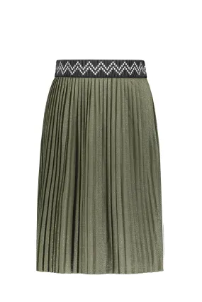 Like Flo Flo girls jersey coated plisse skirt maxi