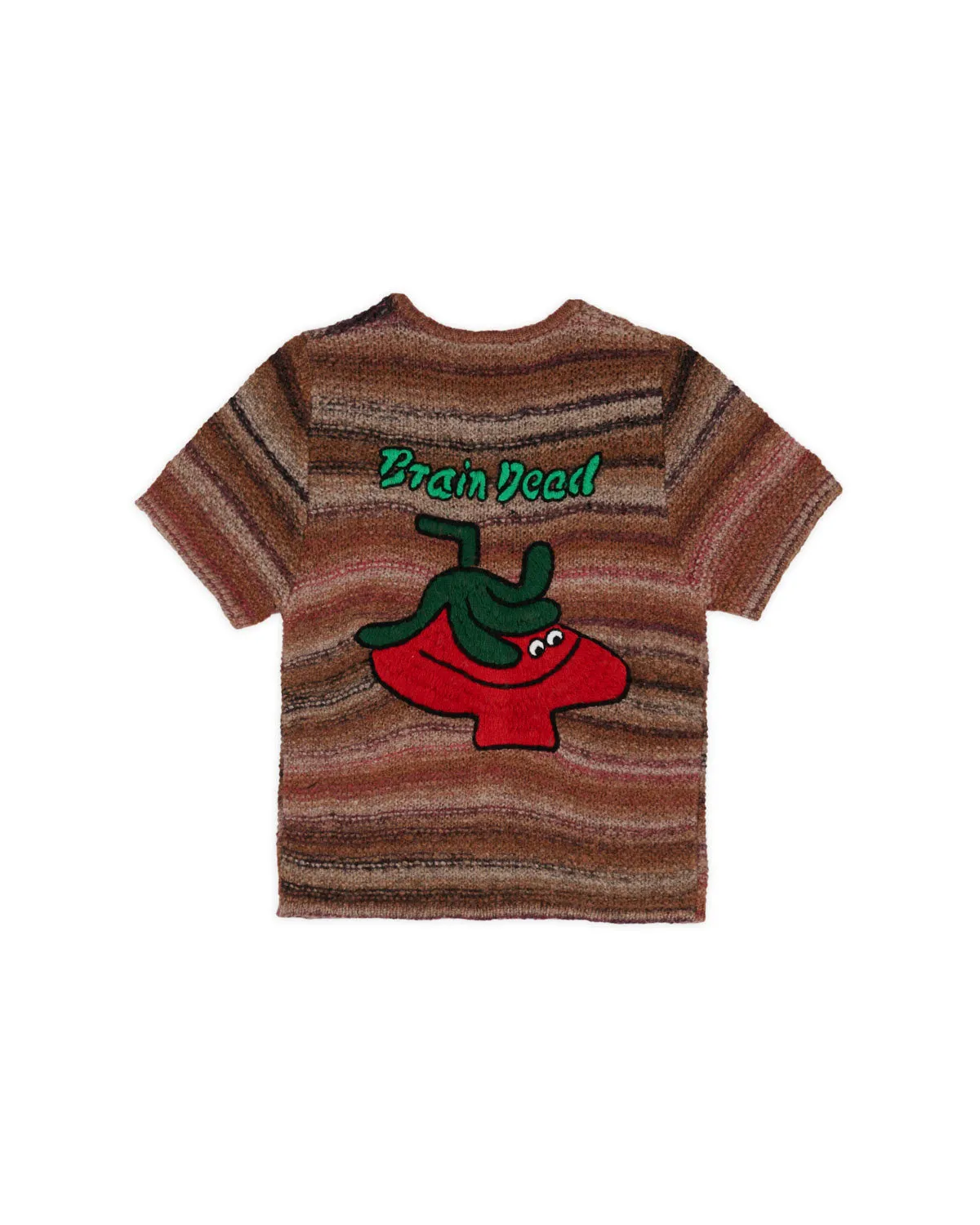 Madera Knit Short Sleeve Sweater - Brown