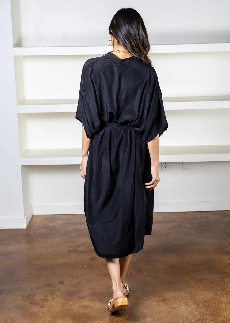 Mersea Mallorca Kaftan Dress - Black