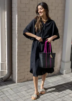 Mersea Mallorca Kaftan Dress - Black