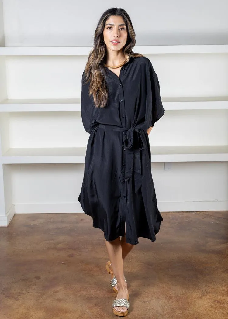 Mersea Mallorca Kaftan Dress - Black