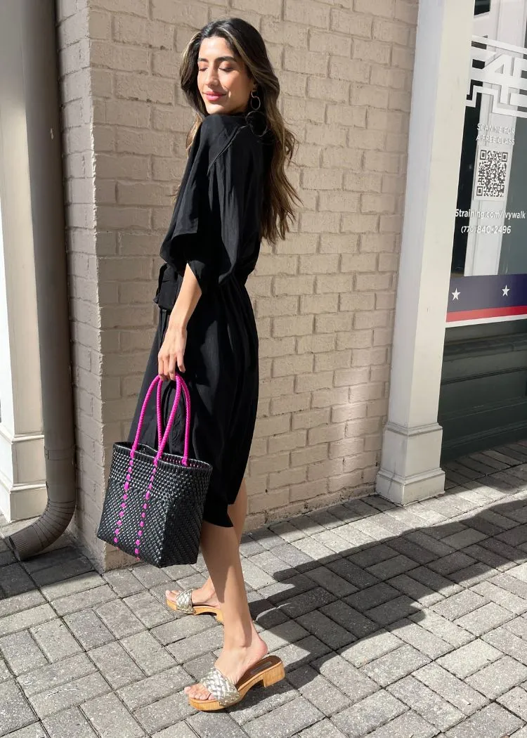 Mersea Mallorca Kaftan Dress - Black
