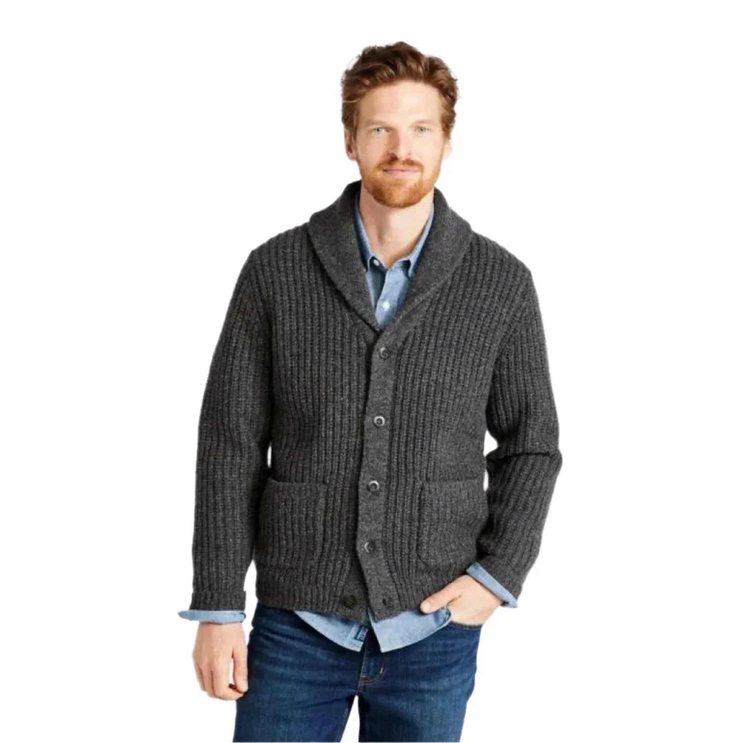 M's Classic Ragg Wool Cardigan