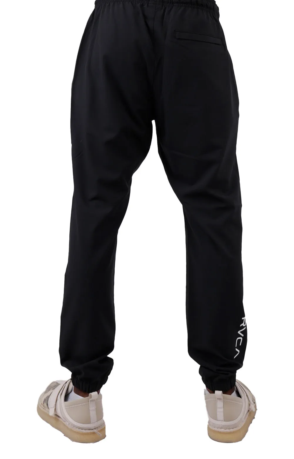 RVCA Men’s Slim Fit Yogger Track Pants - Black