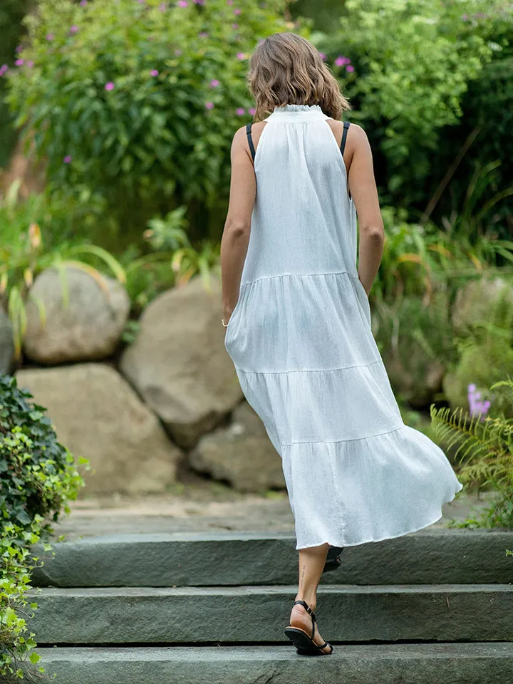 Tracy Dress Fresh White