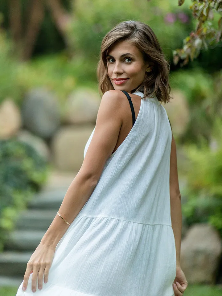 Tracy Dress Fresh White