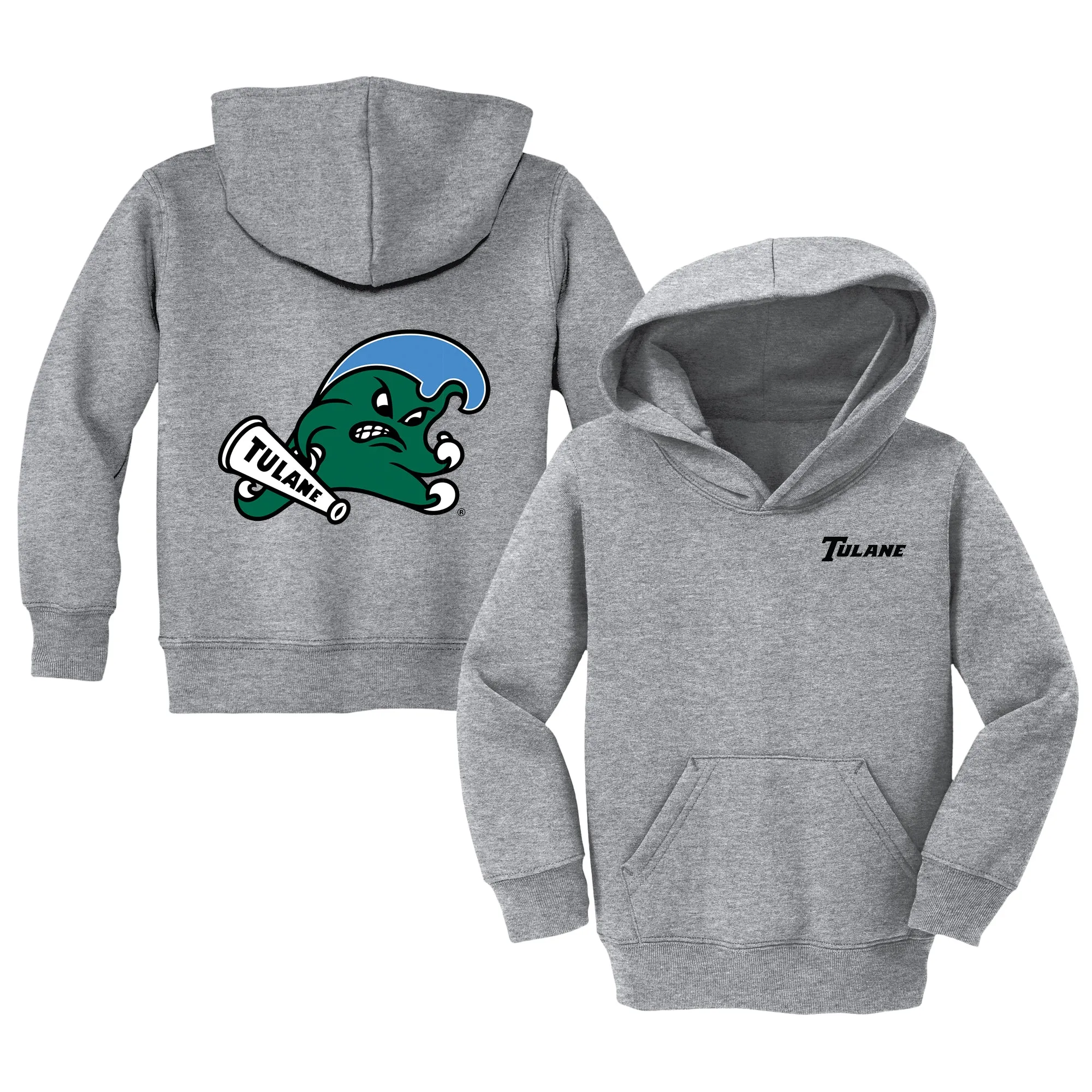 Tulane Green Wave Logo Toddler Pullover Sweatshirt